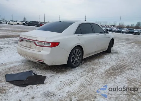 2017 Lincoln Continental Reserve z USA, uszkodzony, nr VIN 1LN6L9RP8H5609059